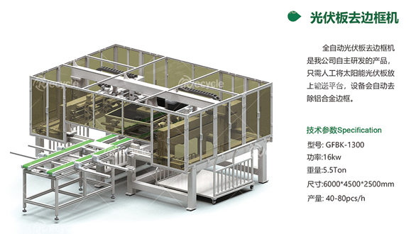 光伏板去邊框機(jī)